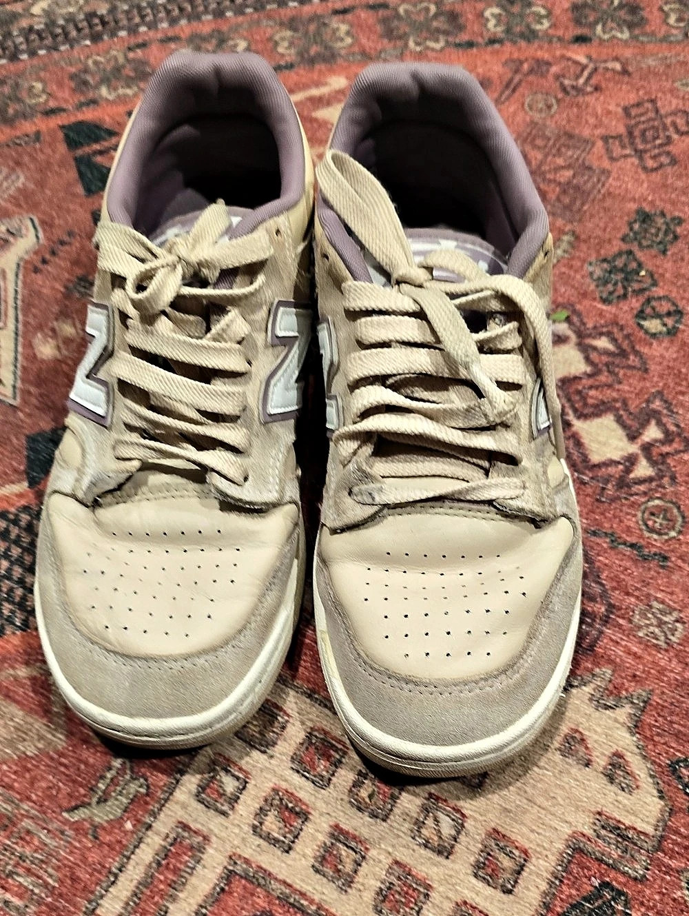 New Balance 574 Women's Sneakers US 7 Beige & Purple